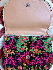 Embroidery Clutch