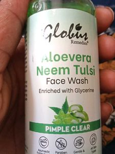 Globus Remedies Aloevera Neem Tulsi Face Wash