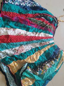 Colorful Striped Midi Skirt