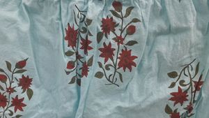 Cotton Kurti Plazzo Set
