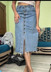 Denim  Skirt