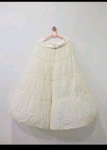 White Lhenga Choli