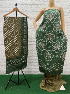 🍁BANDHANI EDGING DRESS MATERIAL🍁