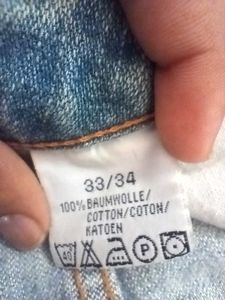 Light Green Wash Denim Jeans
