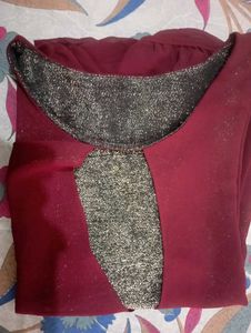 Elegant Maroon Top