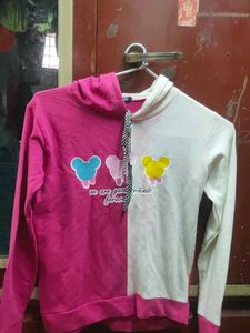 Pink & White "Good Friends Forever" Hoodie