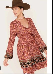 Floral Print Mini Dress