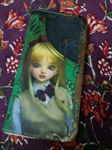 Unique Doll Print Wallet
