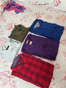 Set of 5 branded shirt for men