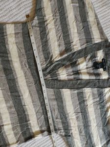 Striped V-Neck Sweater Top