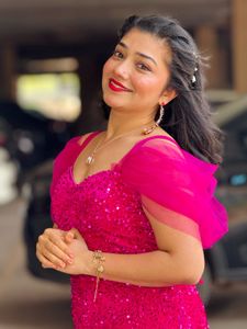 Urbanic Pink Sequin Gown