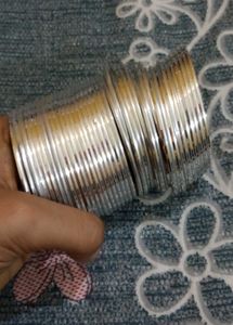 Silver Bangle Set