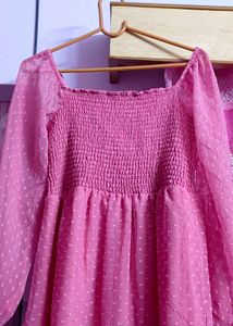 Elegance Flare A Line pink 🩷 Women Dress