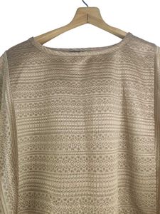 Brown Patterned Top