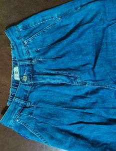Wide Leg Denim Jeans