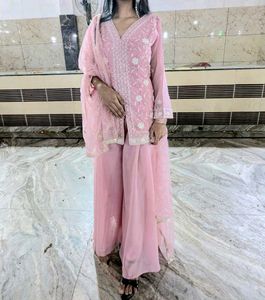 Latest Handwork Wedding Heavy Indo Western Dress