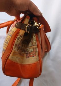 Vintage Print Handbag