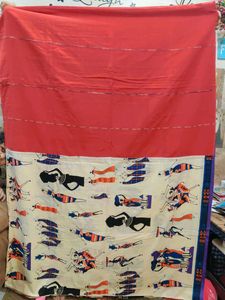 Brand New Kantha Saree With Uncut Blouse Piece