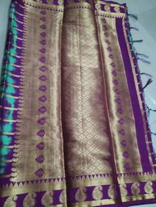 Elegant Tie-Dye Banarasi Silk Saree