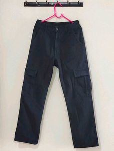 Black Cargo Jeans