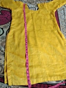 Beautiful Golden Yellow Suit Without Duppatta