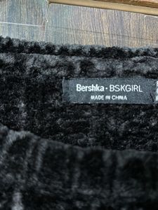 Cozy Velvet Black Sweater