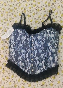 Lace Corset Top 🎀💝 Only One Black