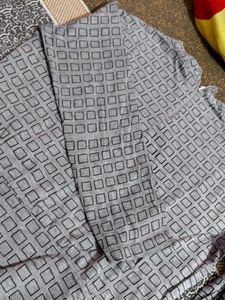Patterned Grey Crop Top