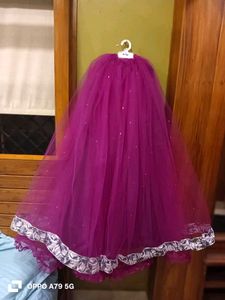 Purple Tulle Skirt