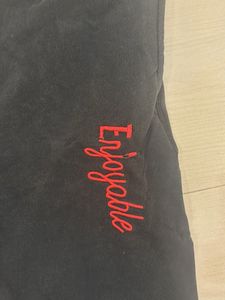 Black Enjoyable Shorts