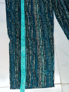 Beautiful Green Kurti Plazo Duppatta Set