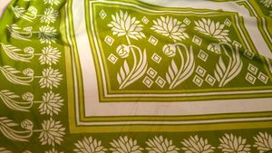 Green Saree Pure Slik