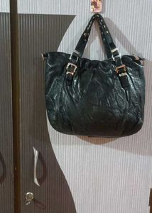 Michael Kors Black Leather Tote