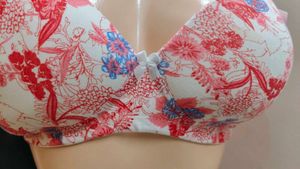 Floral Print Bra