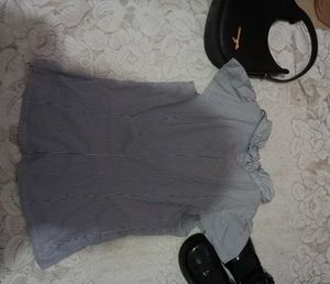 Pinterest 💐Striped Ruffle Top