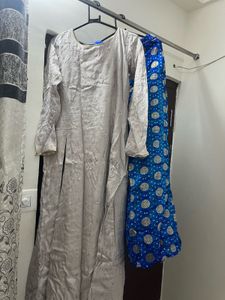 Party Wear Two Piece Gown And Pant