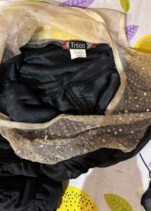 Elegant Black Imported Party Dress