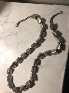 Stone Silver Neck Piece