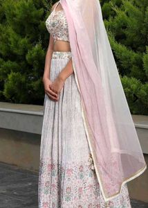 Off White Lehenga Choli Set