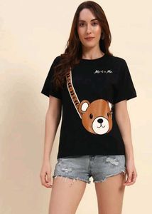 Cute Teddy Graphic Tee