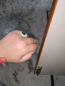 Ring With Blue Nug