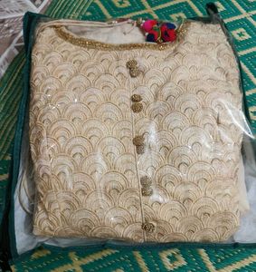 A imple But Elegant Frock Kurta Looks Likea Gown