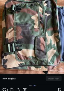 Camouflage colour bag