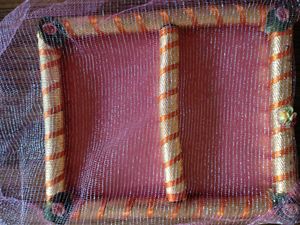 Multipurpose Tray With Decorative Nariyal