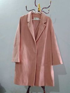 Peach Trench Coat