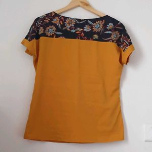 Floral Accent Top