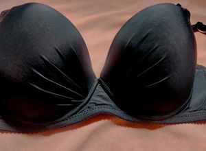 Zudio Black Heavy Padded Wired Bra,Big Size