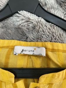 🤩 Mustard Magic! M&amp;S Striped Hi-Low Tunic ☀️