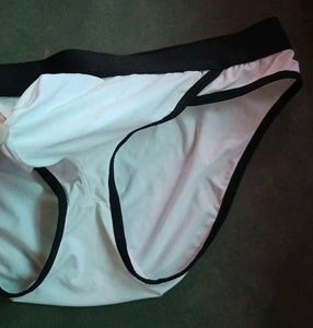 White Briefs with Black Trim
