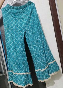 Sale! Sea Green Plazzo